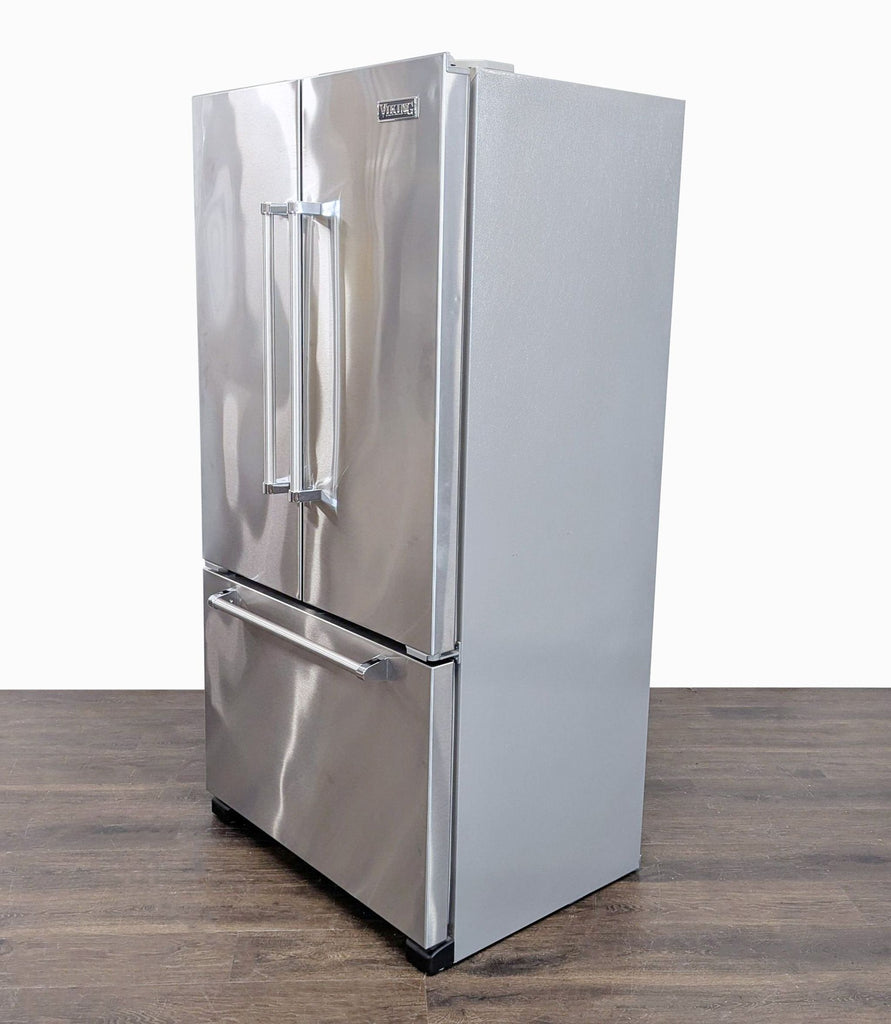 Viking Stainless Steel French Door Refrigerator with Bottom Freezer