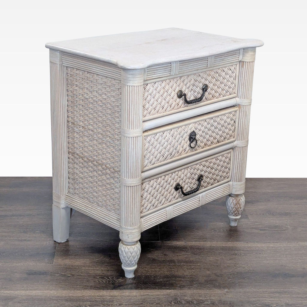 Vintage Lexington Furniture Three Drawer Batchlor Chest/Nightstand