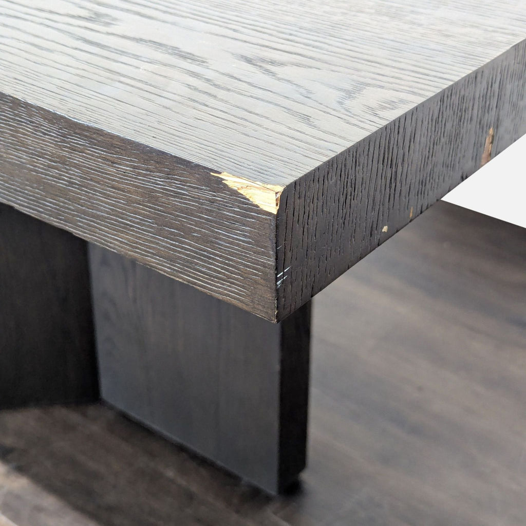 Restoration Hardware Rectangular Wood Dining Table