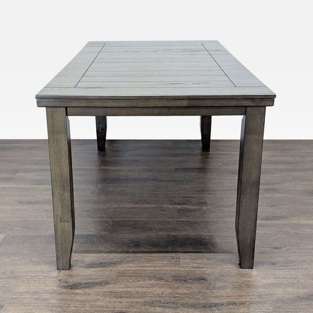 Crown Mark Bardstown Wheat Charcoal Counter Height Extendable Dining Table