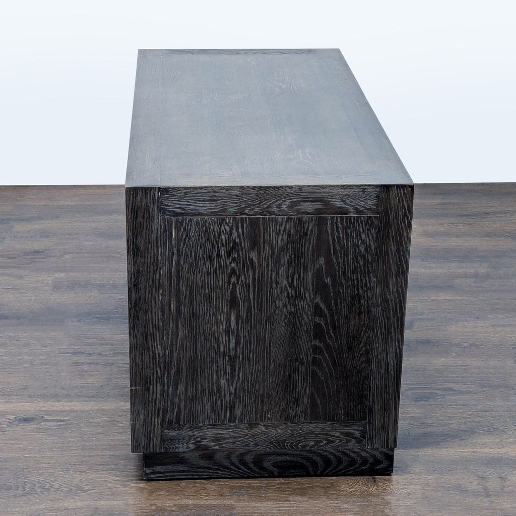 Restoration Hardware Large Two Drawer Nightstand with Chevron Pattern