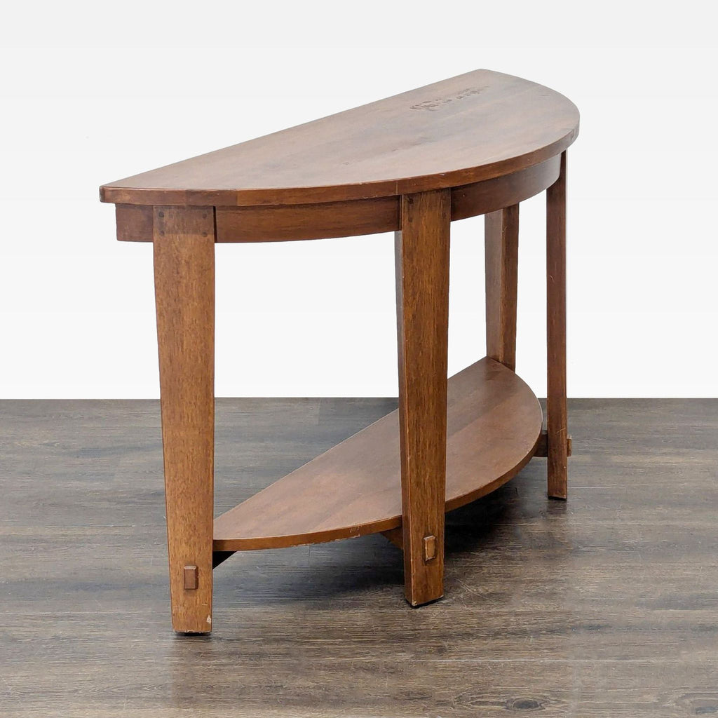 Pottery Barn Henry Demilune Console Table
