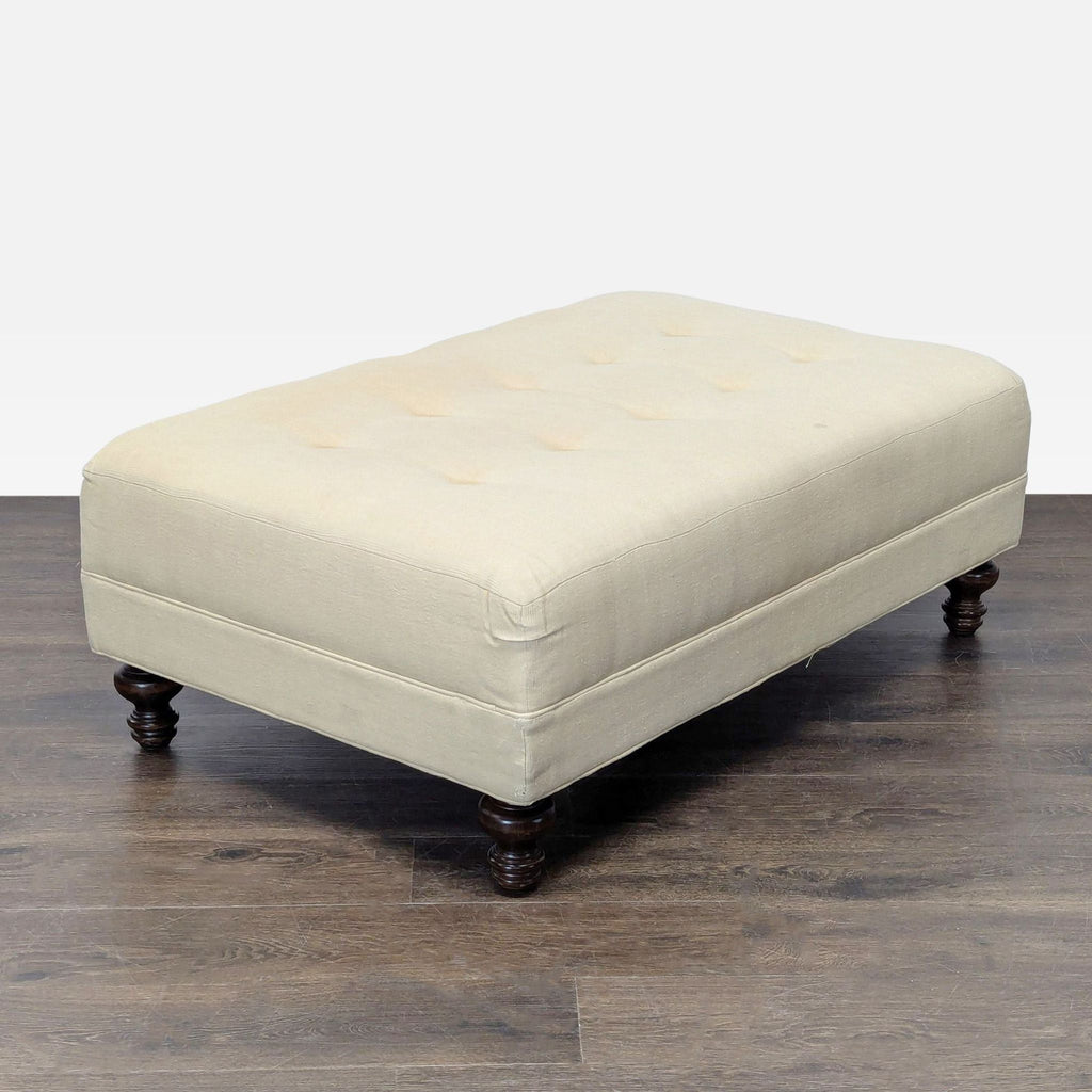 Pottery Barn Mitchell Gold + Bob Williams Tufted Ottoman/Coffee Table - Accepted Offer (40.19% discount)