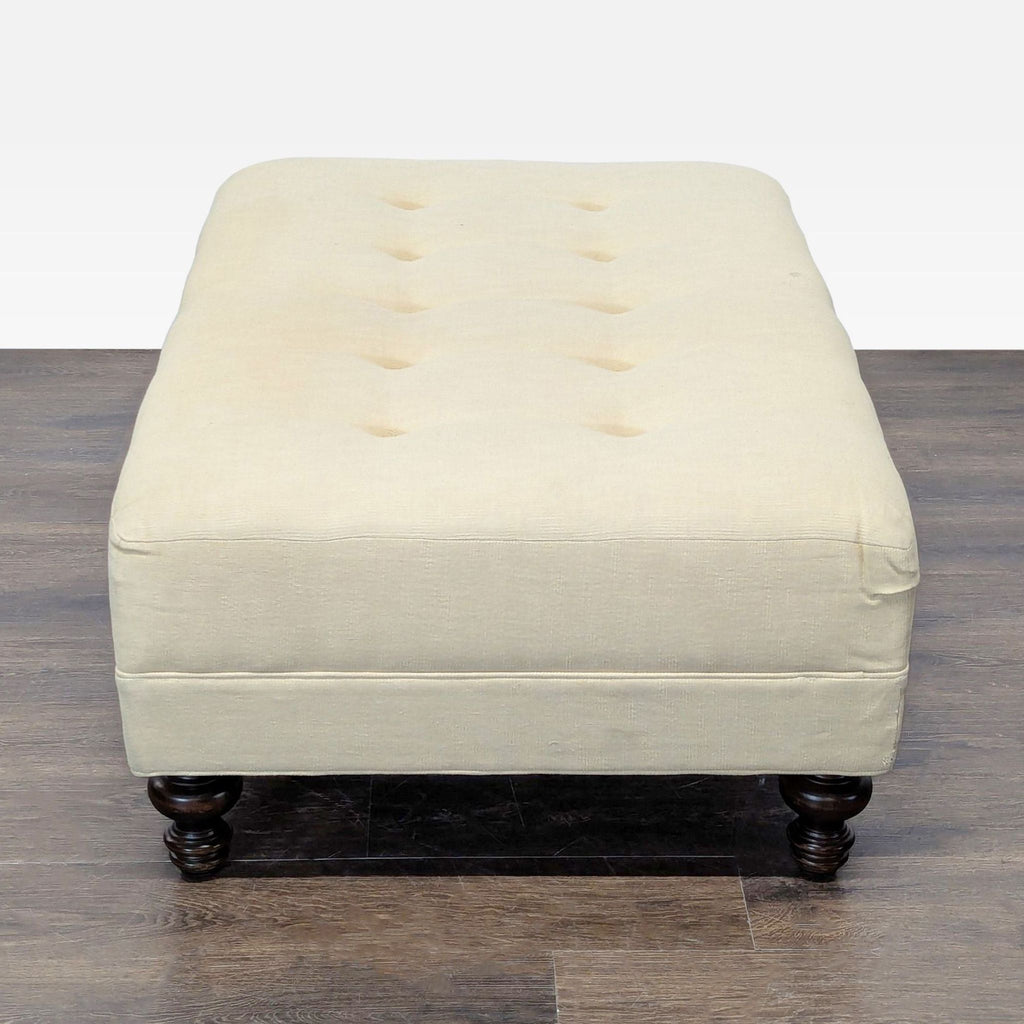 Pottery Barn Mitchell Gold + Bob Williams Tufted Ottoman/Coffee Table
