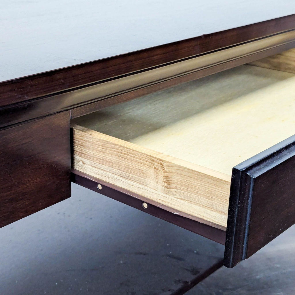 Wood One Drawer Coffee Table with Shelf