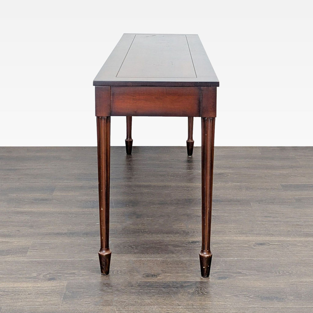 One Drawer Wood Console Table