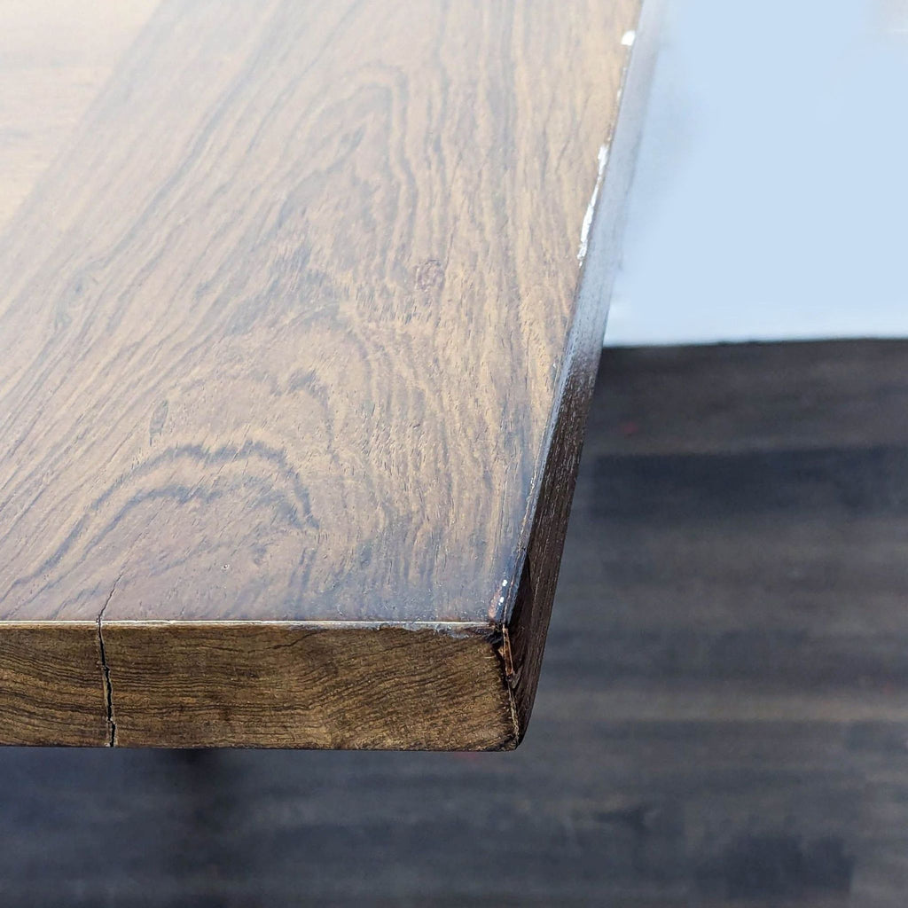 Vintage Rosewood Dining Table with Wood Base