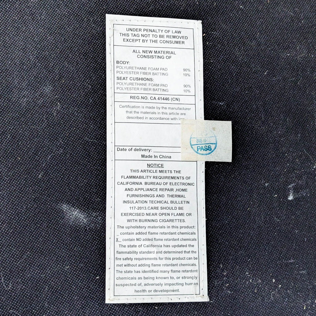 Button Tufted Ottoman with Nailhead Trim