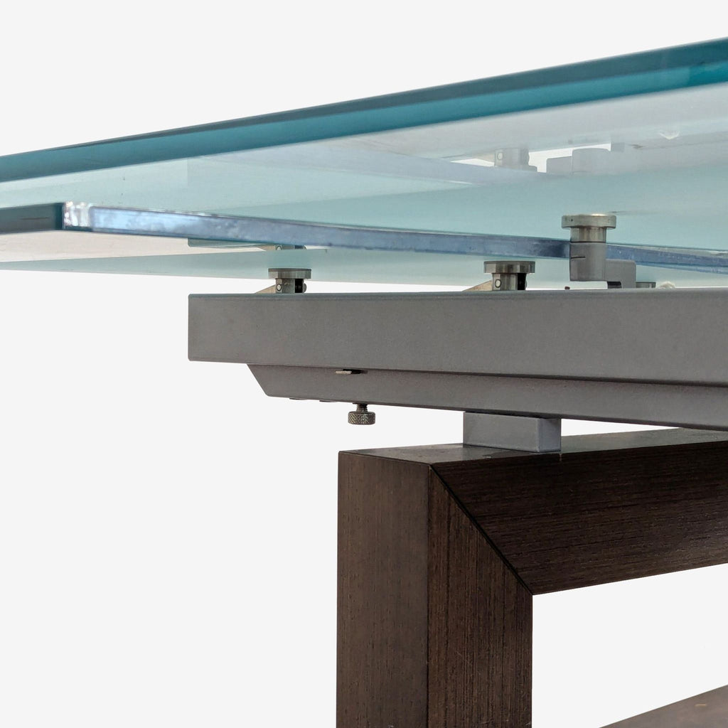 Modern dining table, category Dining Table, shown fully expanded to 116 inches.  