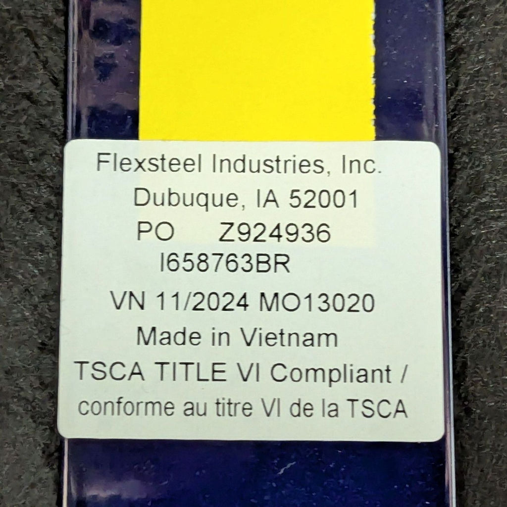 Flexsteel Carter 3-Seat Power Reclining Sofa - Brown Leather, Modern Comfort