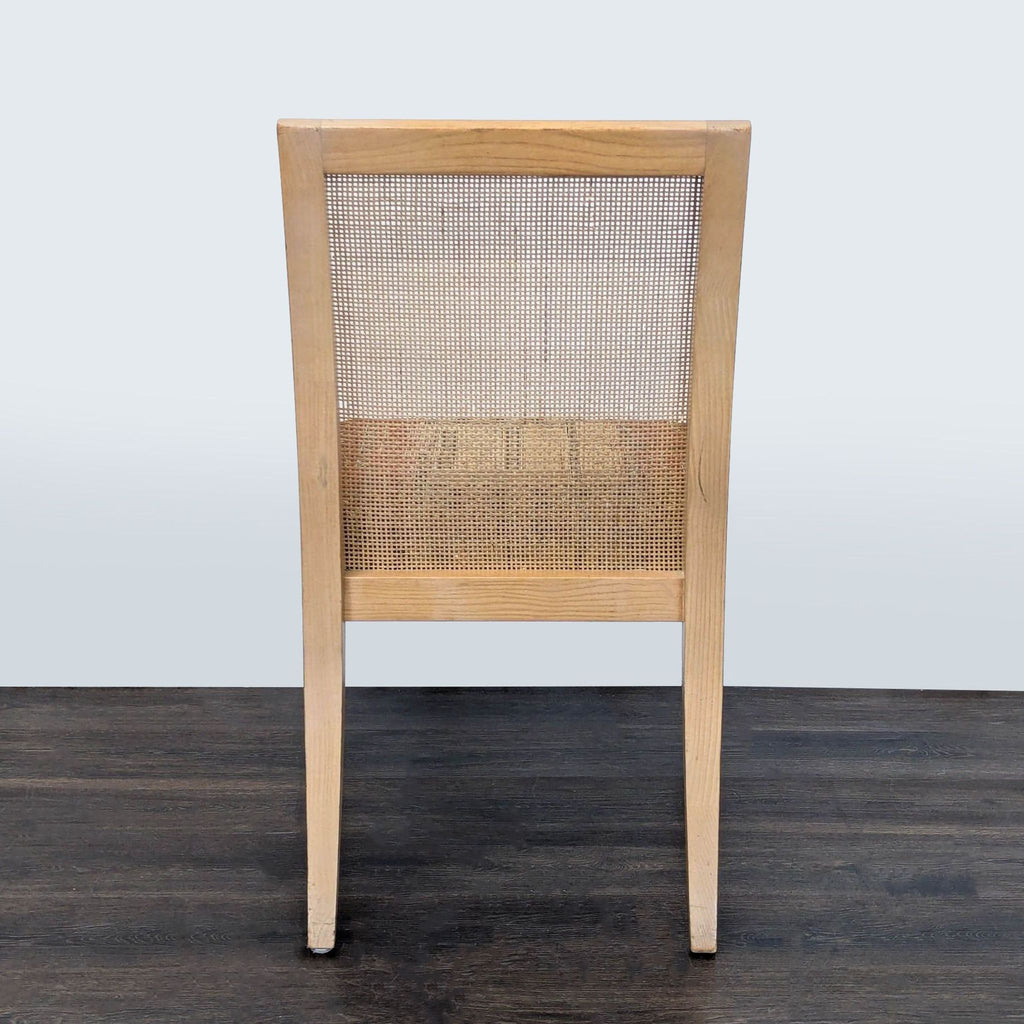 Set of 6 Wood Upholstered Dining Chair including 2 arm chairs