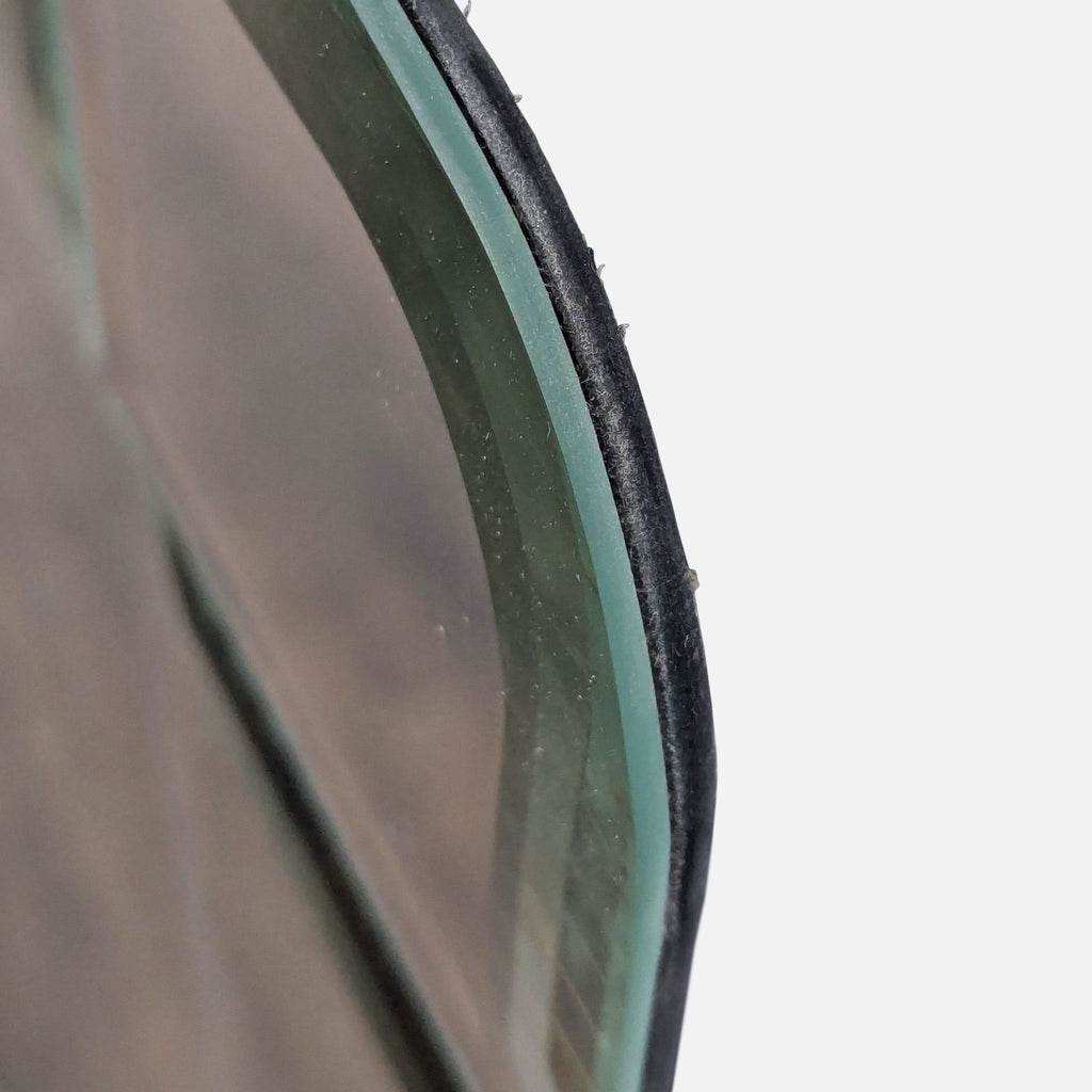 2. Contemporary Ikea mirror featuring beveled edges and faceted design for a stylish look.