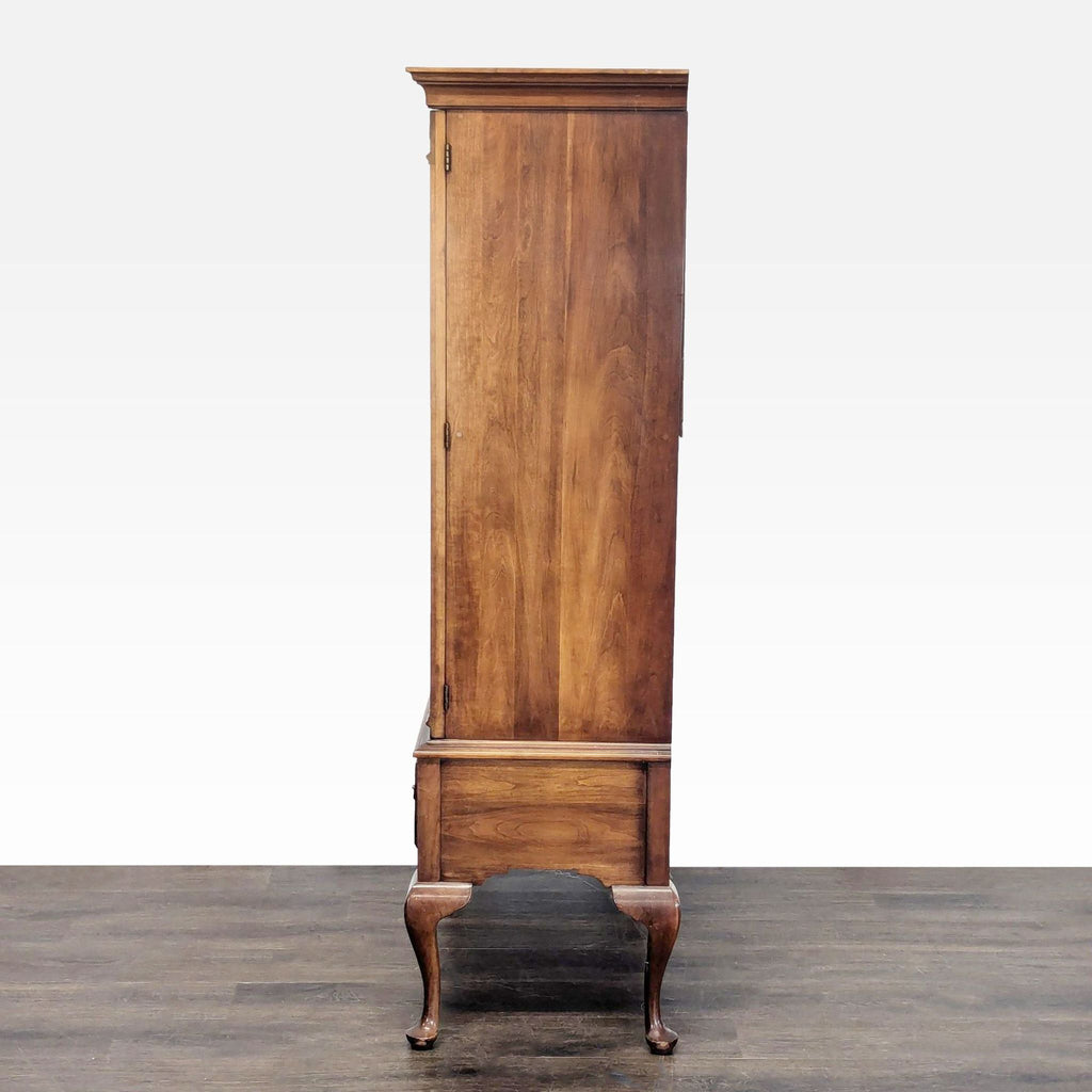 Statton Furniture Queen Anne Style Armoire Wardrobe