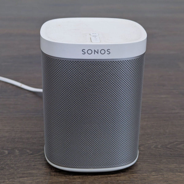 Sonos Play:1 wireless speaker in good condition, compact design, suitable for streaming music over Wi-Fi.  
