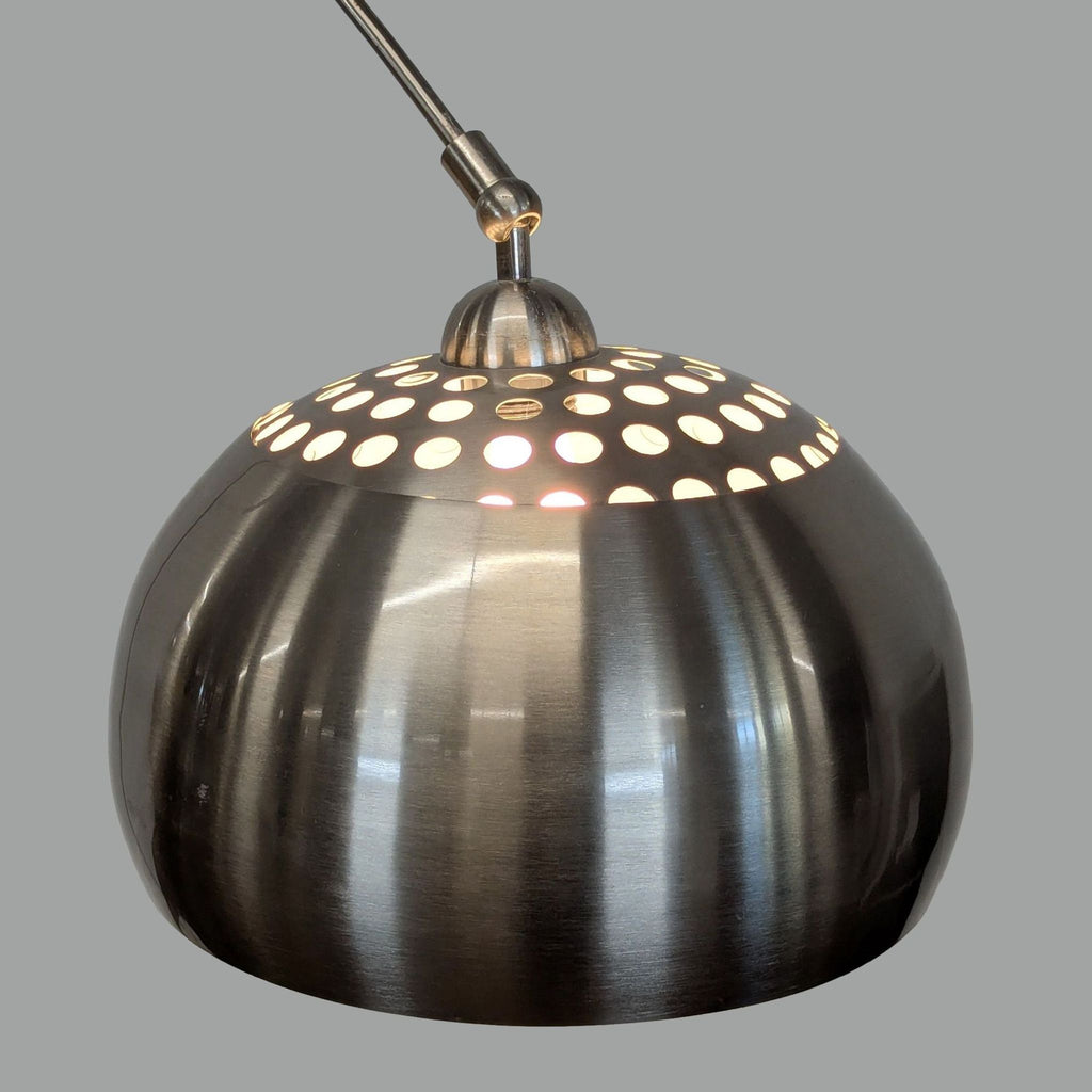 EQ3 Adjustable Arc Floor Lamp with Marble Base