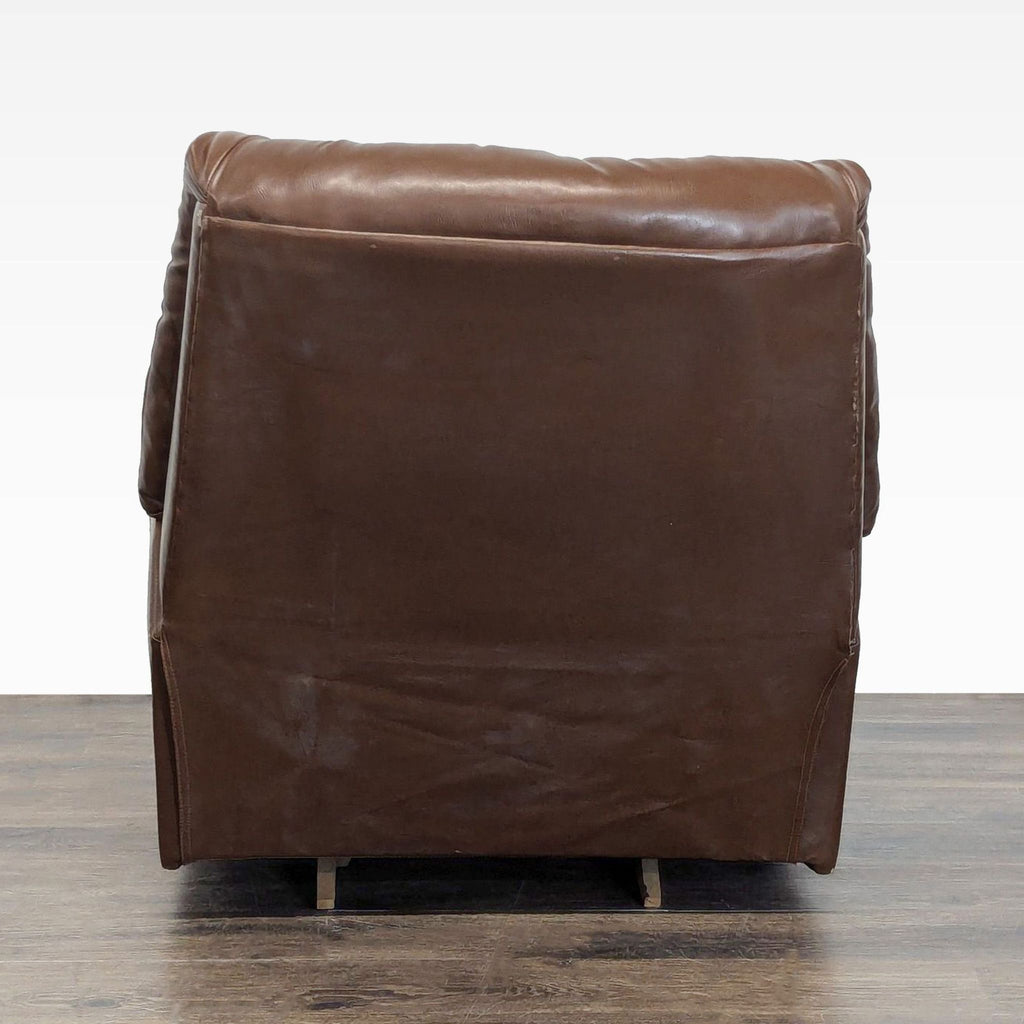 Brown Leather Recliner Lounge Chair – Plush and Comfortable