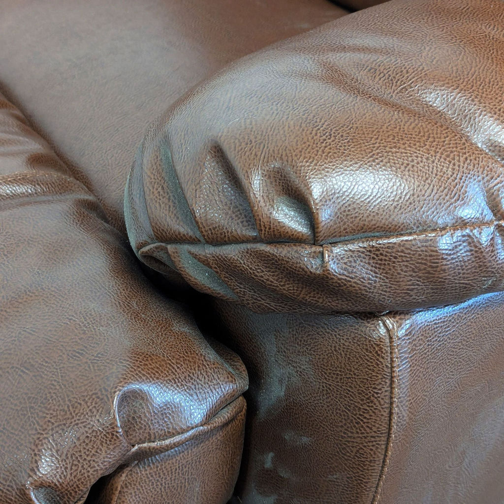 Brown Leather Recliner Lounge Chair – Plush and Comfortable