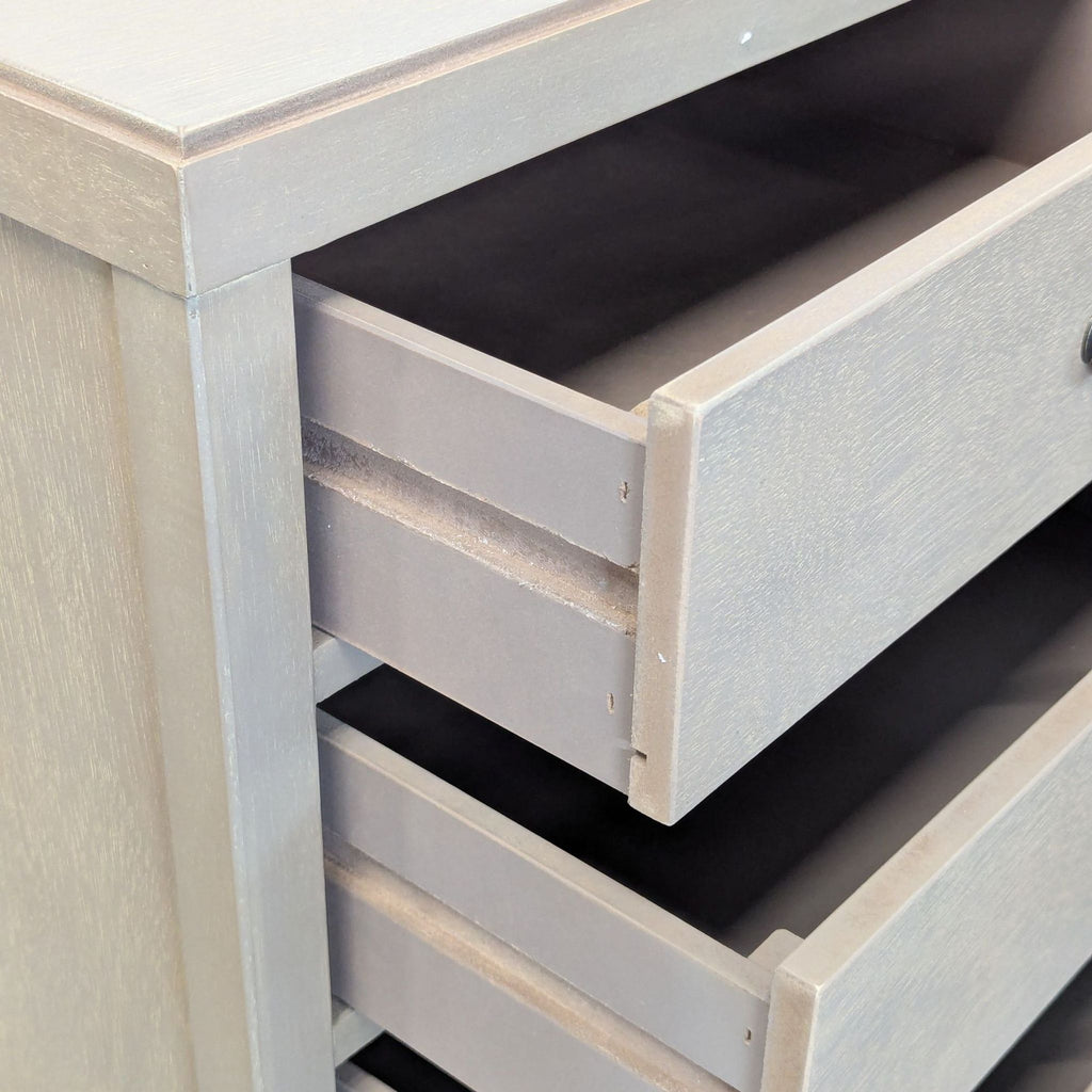 Crafted Home York Three Drawer Wooden Accent Table/Nightstand