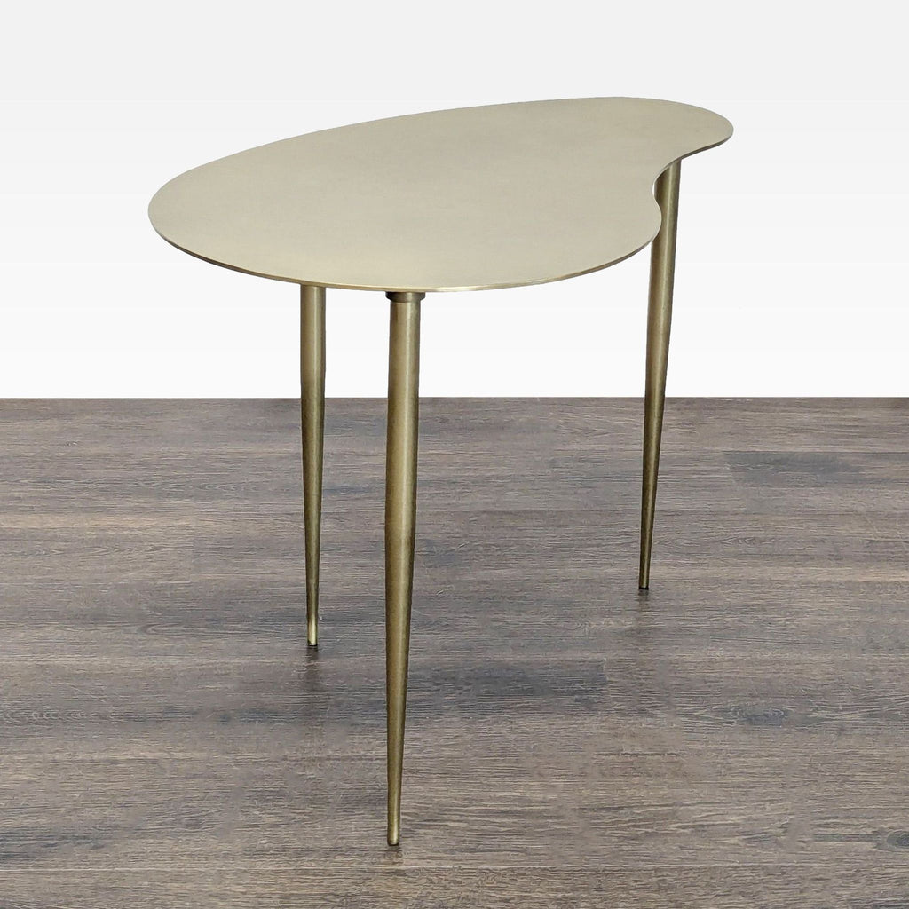 Metal Organic Shape Accent Table