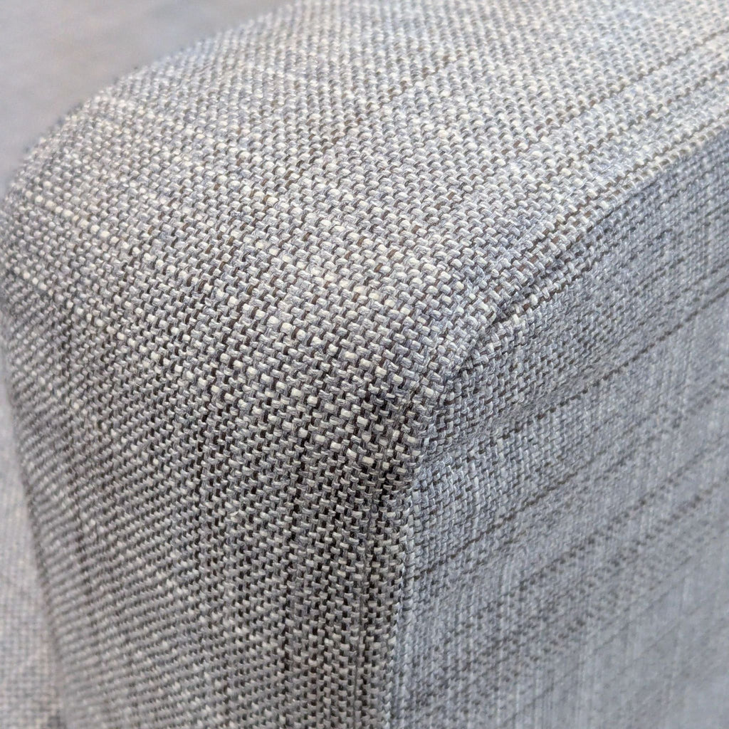 Modern Gray Sleeper Sofa with Pull-Out Bed and Pillow