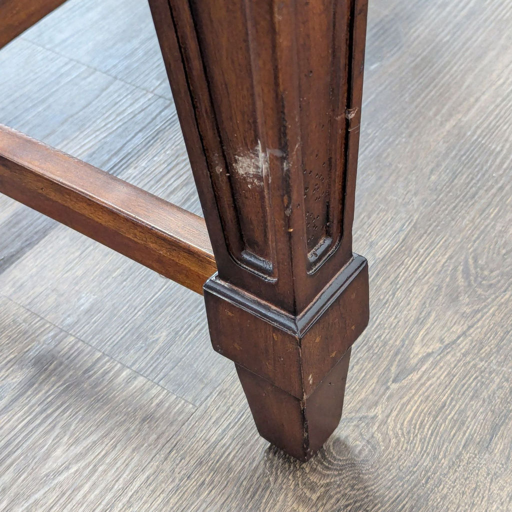 Decorative Iron and Glass Top Coffee Table