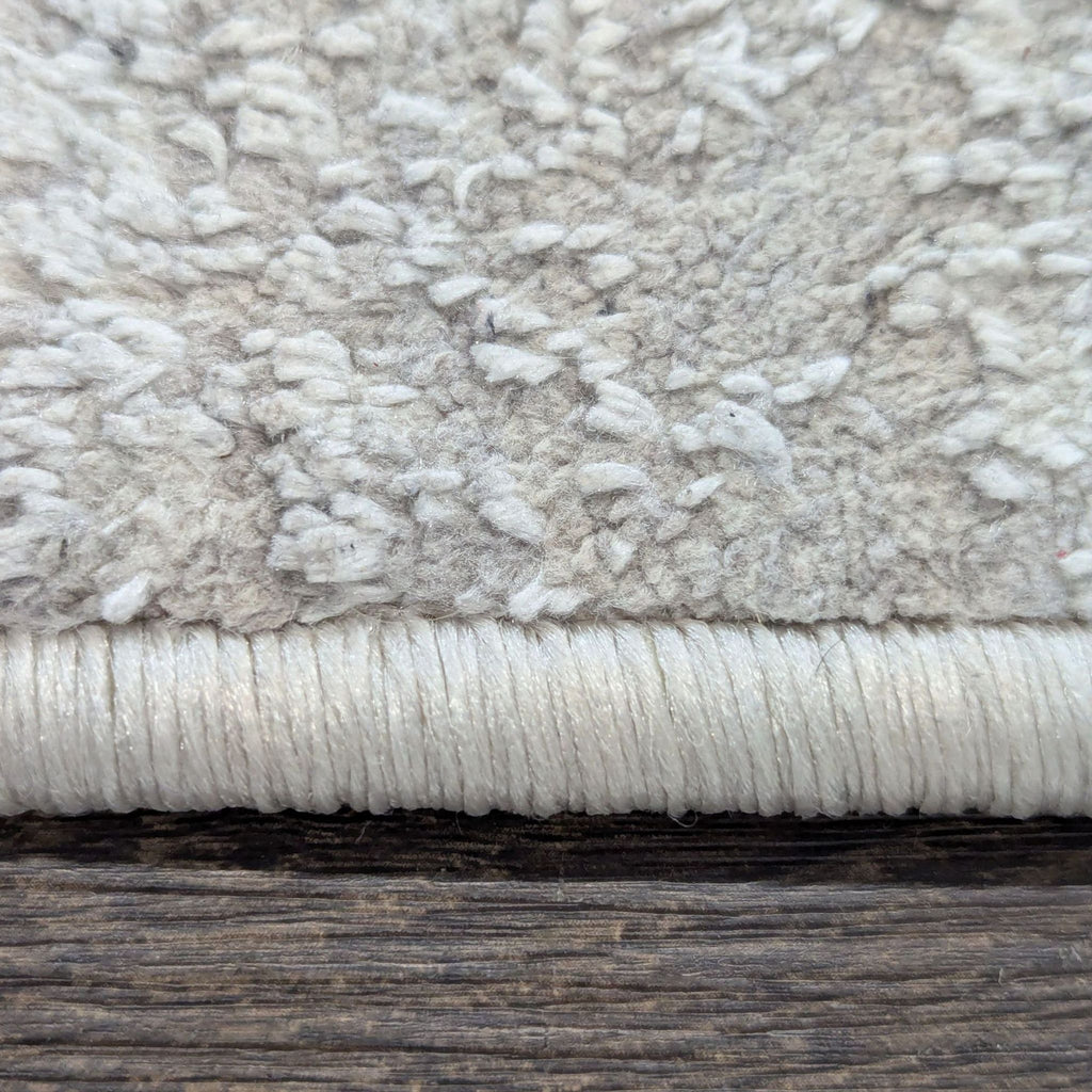 Calvin Klein Environments 5x7 Light Grey Textured Area Rug - Modern Subtle Pattern