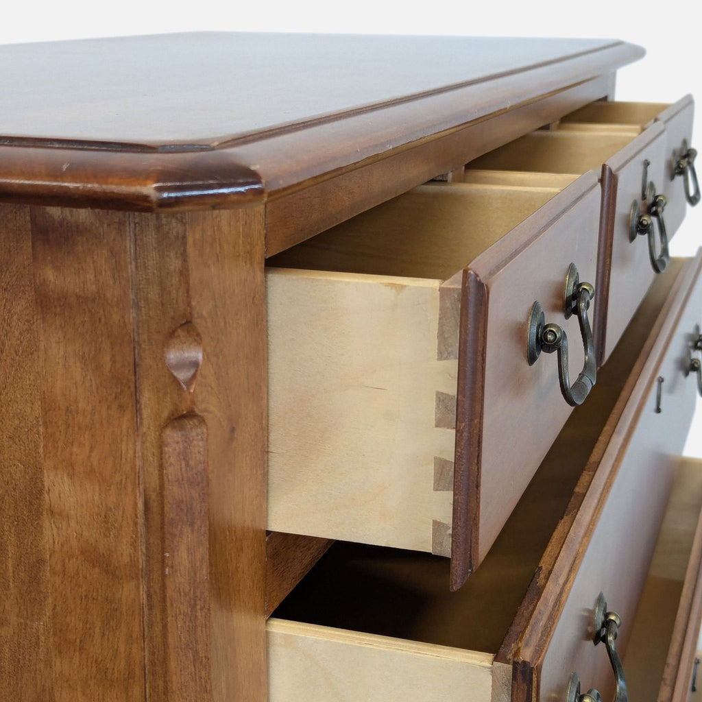 Nichols & Stone Solid Wood 8-Drawer Dresser – Classic Chestnut Finish