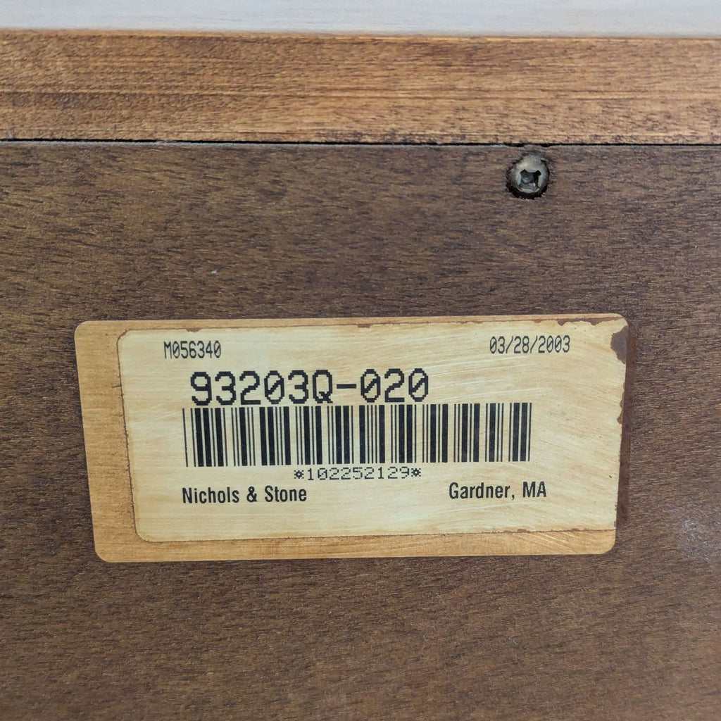 Nichols & Stone Solid Wood 8-Drawer Dresser – Classic Chestnut Finish