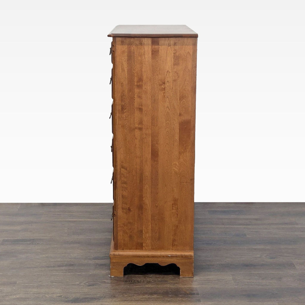 Nichols & Stone Solid Wood 8-Drawer Dresser – Classic Chestnut Finish