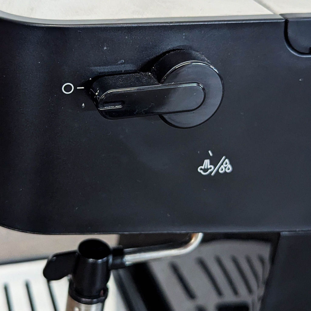 DeLonghi Espresso and Cappuccino Coffee Maker with Steam Wand - Black
