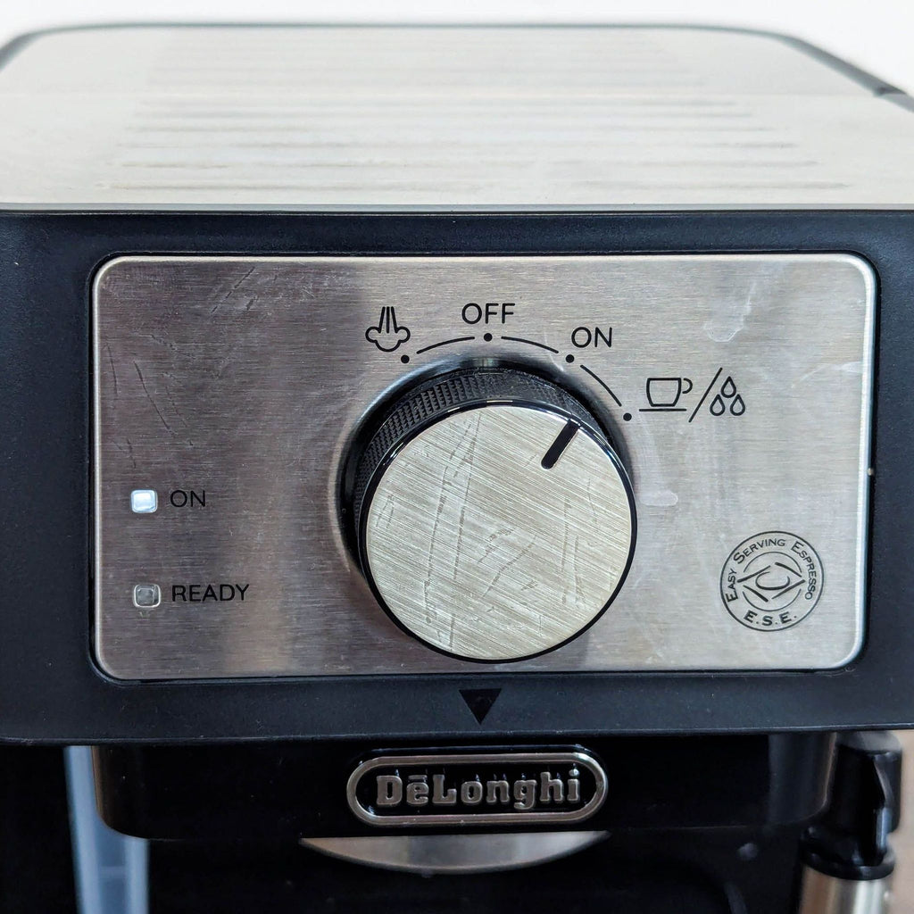 DeLonghi Espresso and Cappuccino Coffee Maker with Steam Wand - Black