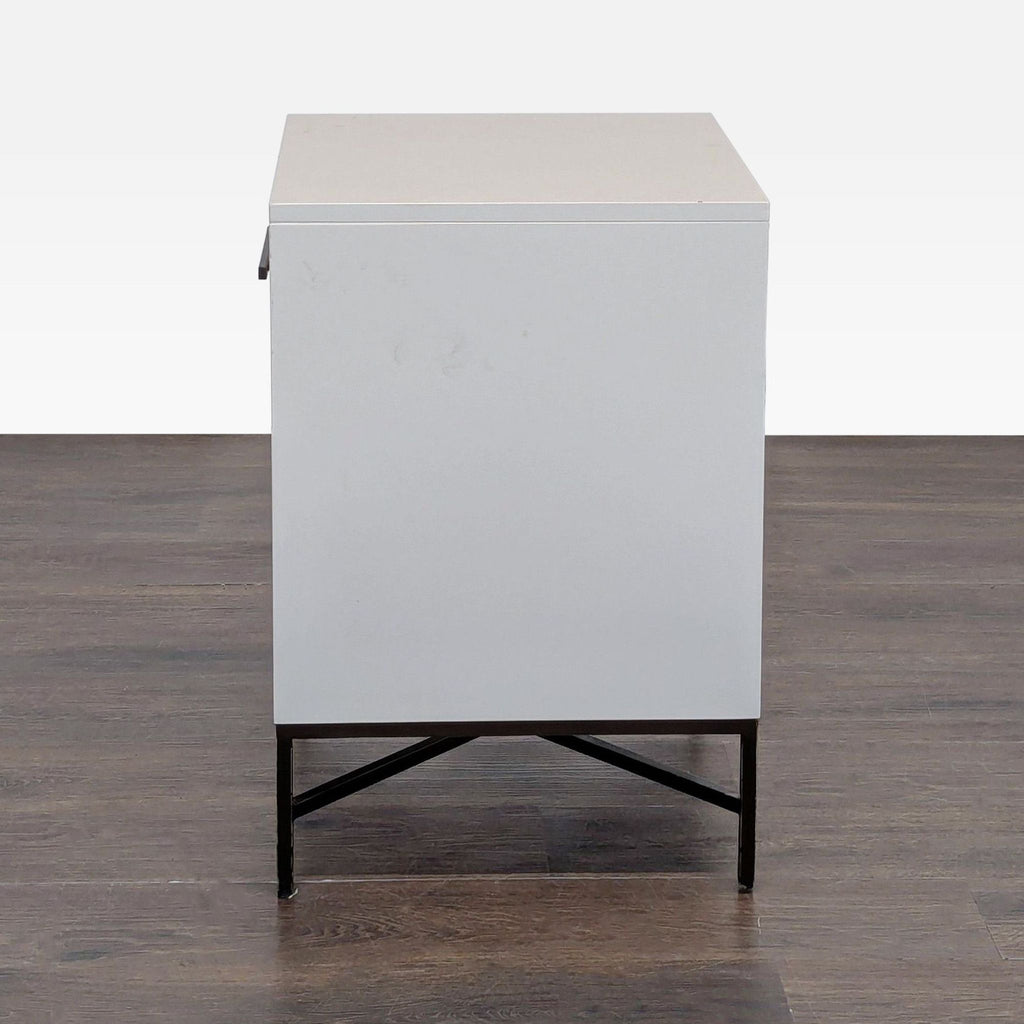 West Elm Wood Tiled Nightstand