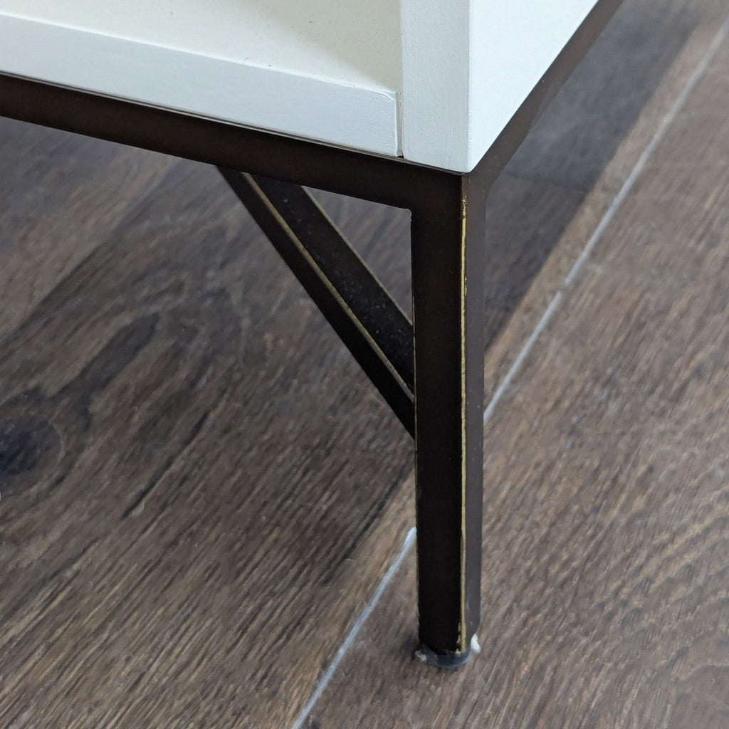West Elm Wood Tiled Nightstand