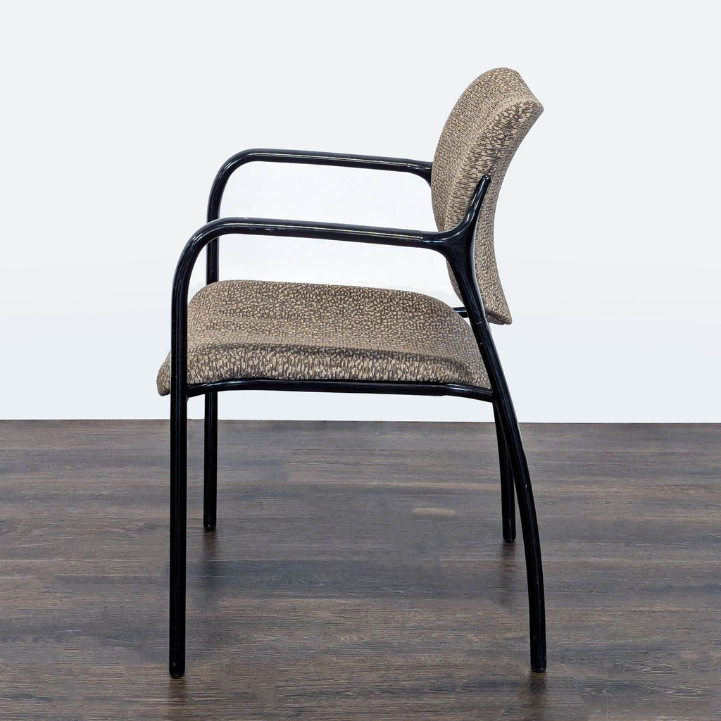 Herman Miller Aside Comfortable Office Guest Chair with Metal Frame and Armrests