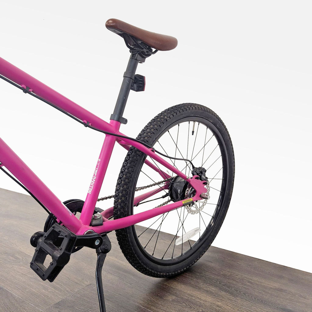 Cleary 24-Inch Pink Kids Bike with Front Basket and Kickstand