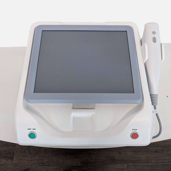 1. SMASFOCUS III by NUBWAY: a non-invasive HIFU device for skin lifting and body contouring, featuring 3D multi-line cartridges.