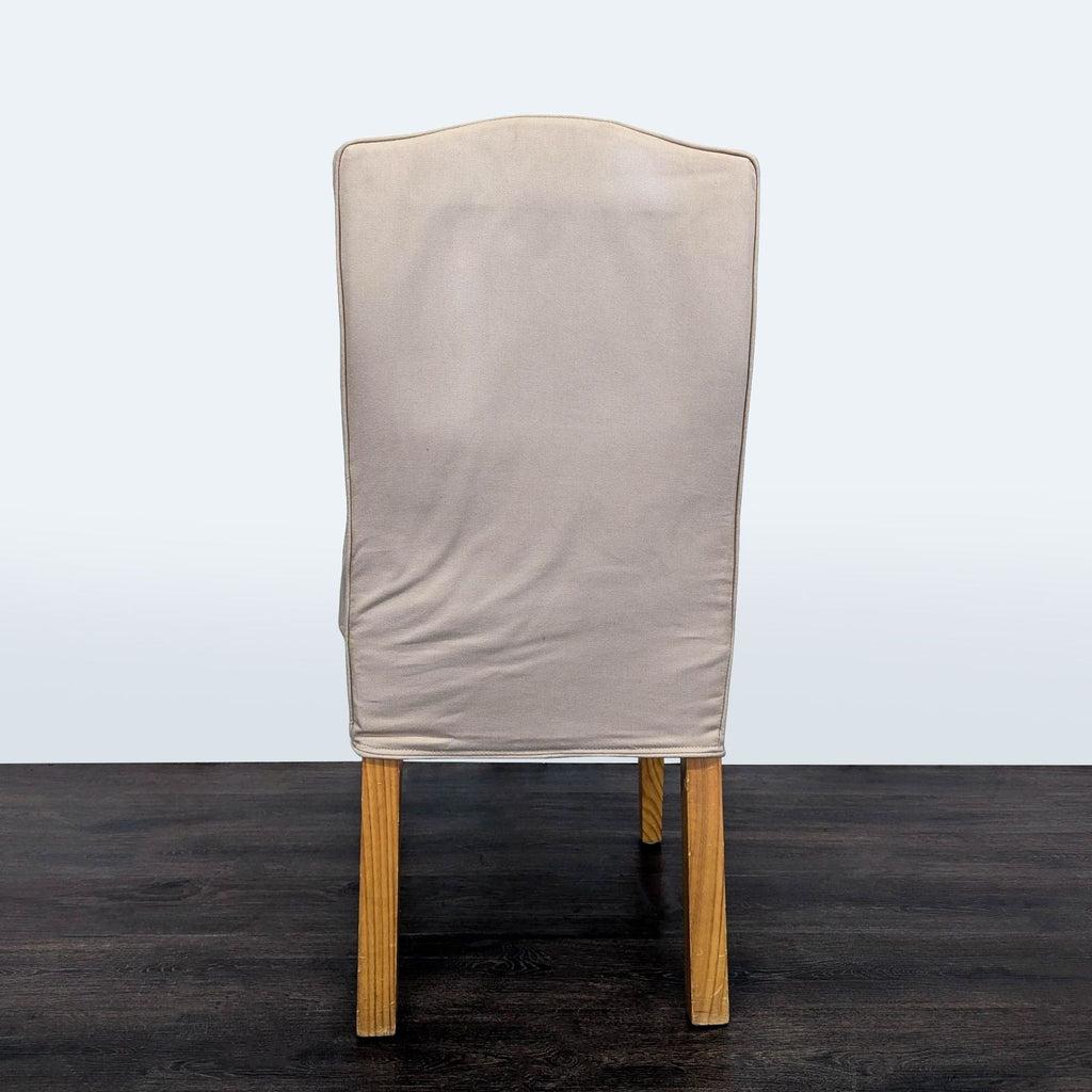 Eight Slip-Covered Dining Chairs