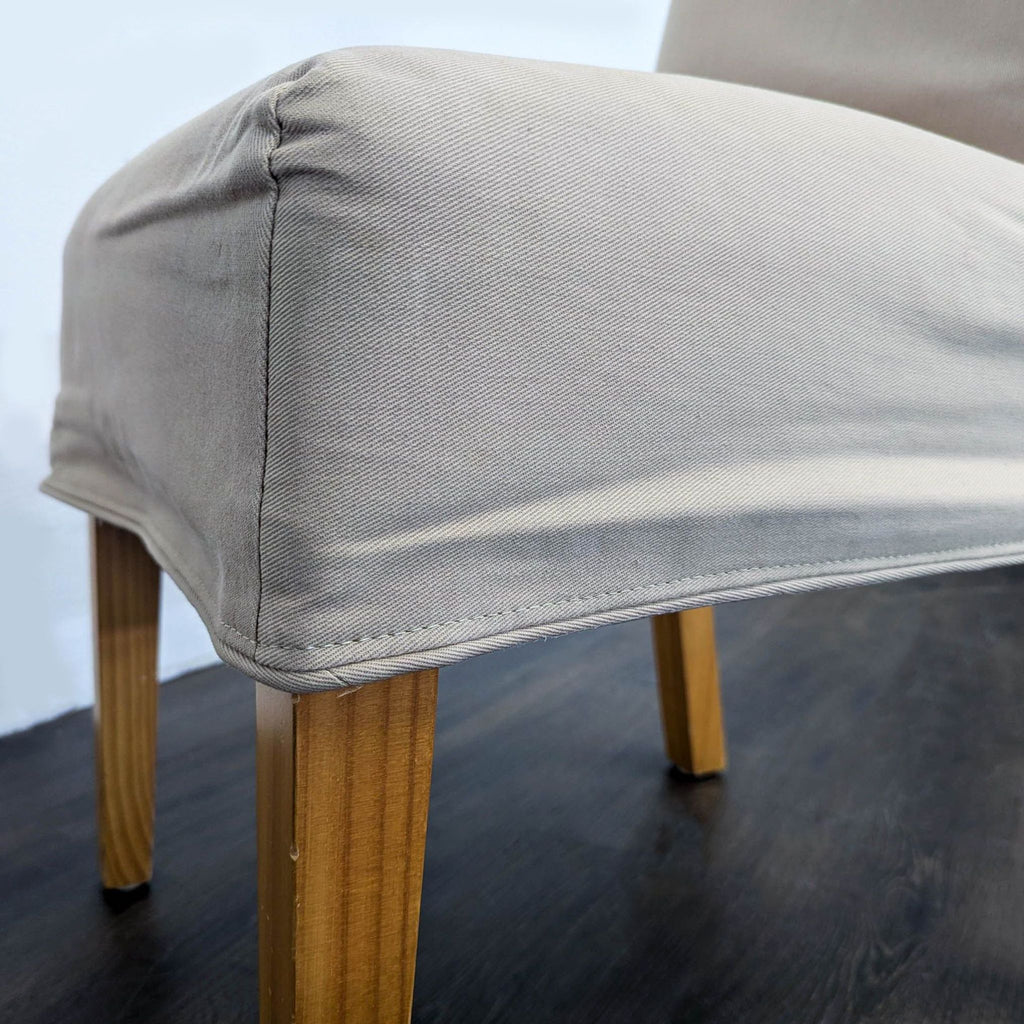 Eight Slip-Covered Dining Chairs