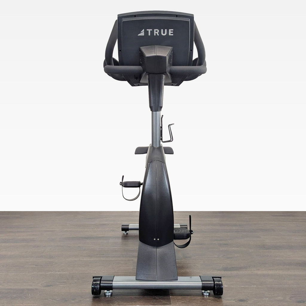 Durable True exercise bike with sturdy build, easy controls, and ergonomic design, ideal for cardio training.