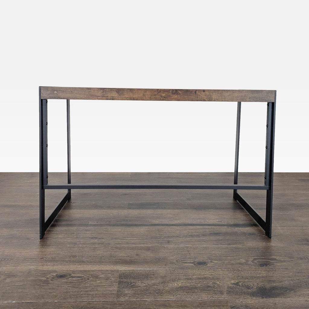 Coaster Estrella Modern Industrial Writing Desk with Rustic Wood Top and Metal Frame