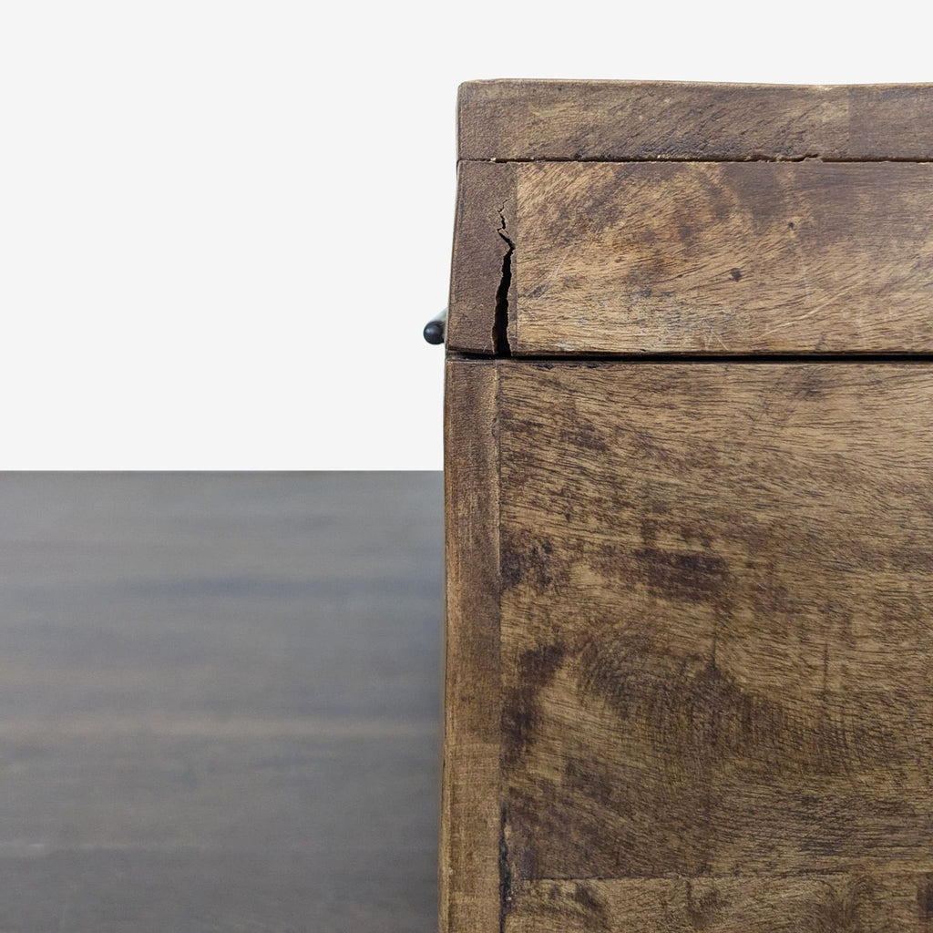 Pimberly Row Mango Wood and Iron Storage Trunk