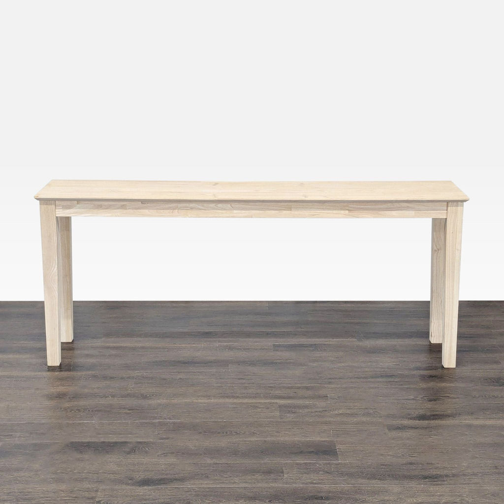 Gracie Oaks Jaier Unfinished Solid Wood Console Table - Accepted Offer (46.81% discount)