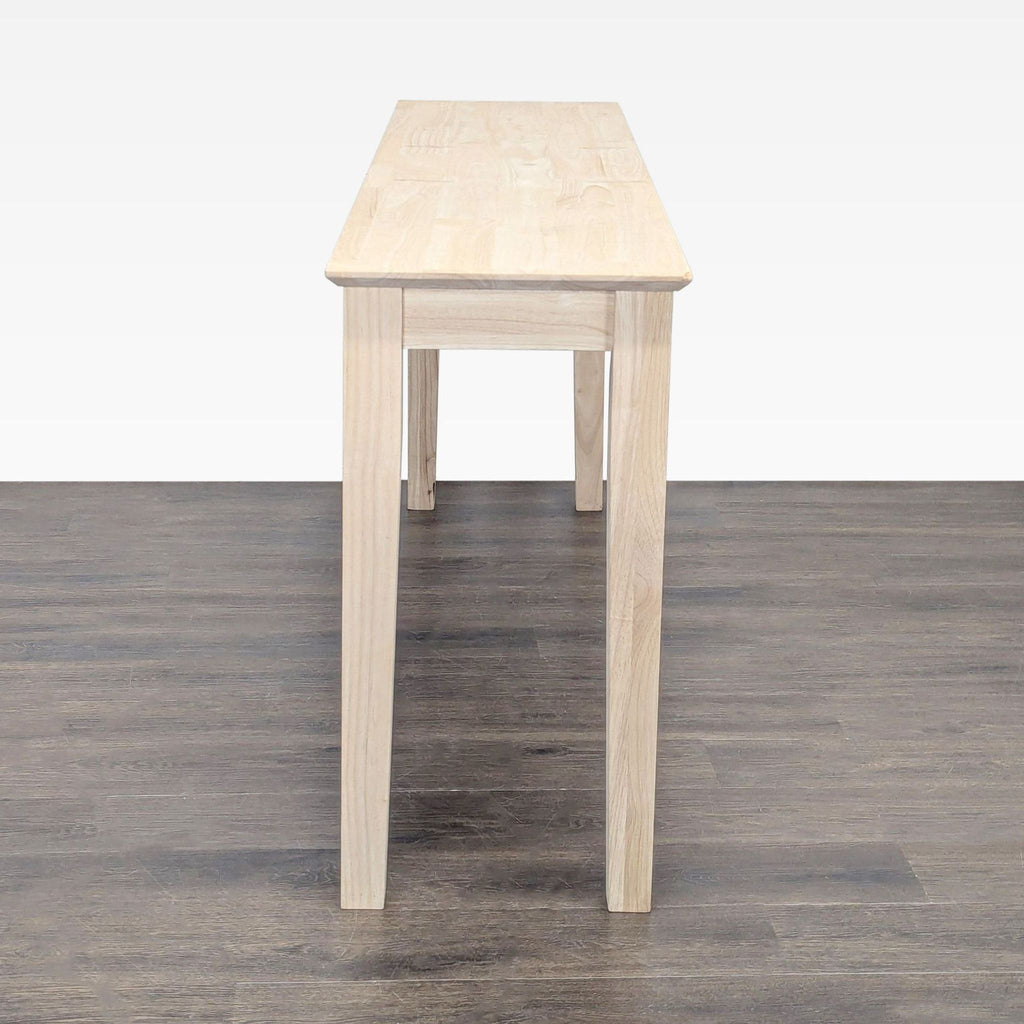 Gracie Oaks Jaier Unfinished Solid Wood Console Table - Accepted Offer (46.81% discount)