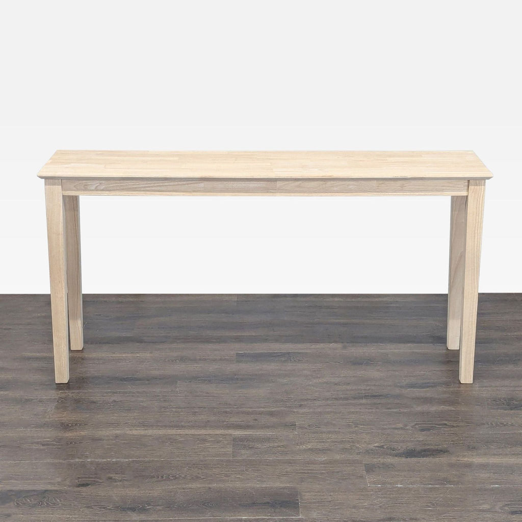 Gracie Oaks Jaier Solid Wood Console Table