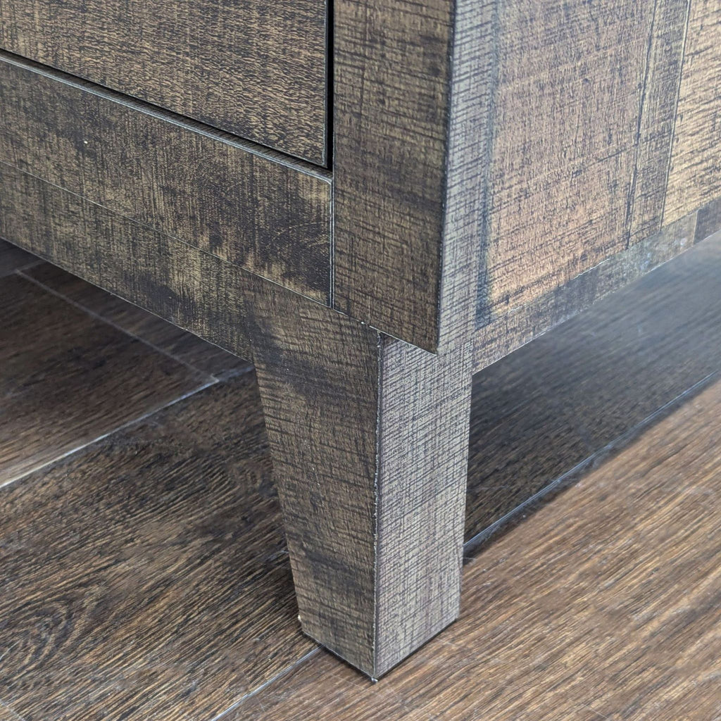 Crown Mark Rustic 5-Drawer Dresser with Modern Handles