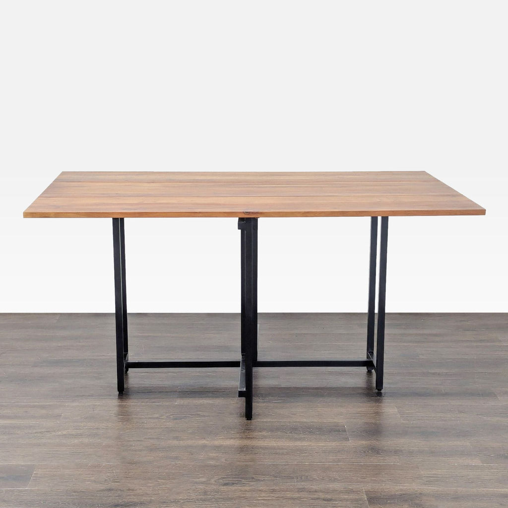 Crate & Barrel Origami Drop Leaf Dining Table