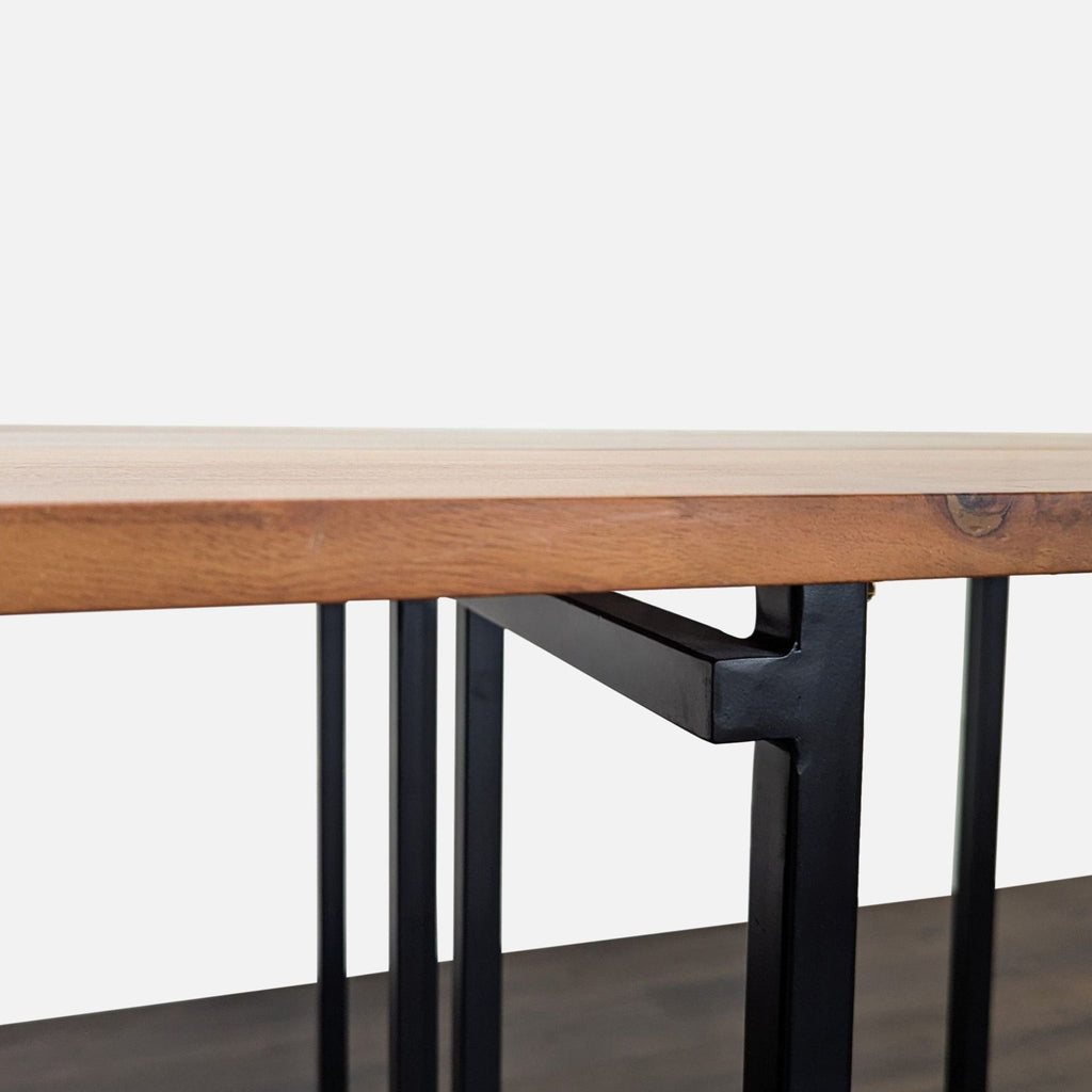 Crate & Barrel Origami Drop Leaf Dining Table