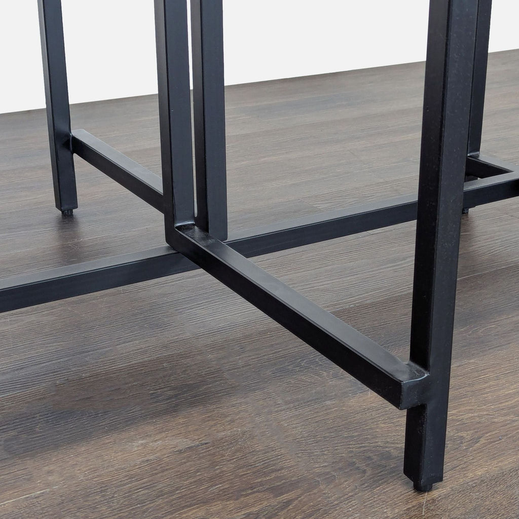 Crate & Barrel Origami Drop Leaf Dining Table