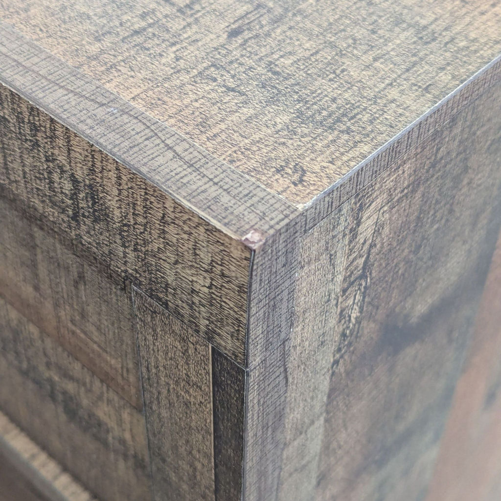 Crown Mark Rustic Two Drawer Nightstand
