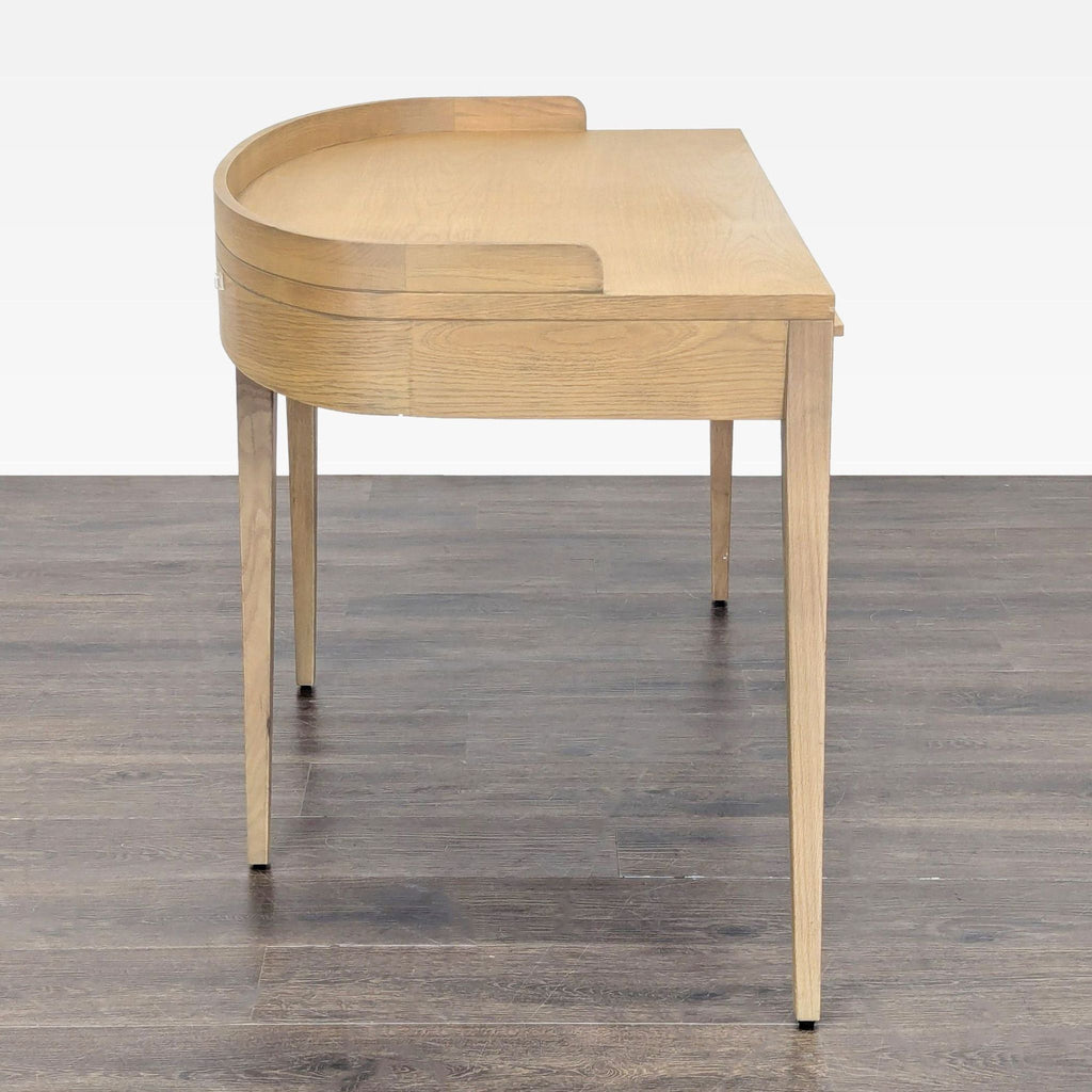 Four Hands Armstrong Modern Light Wood Desk with Two Drawers and Raised Back Edge - Accepted Offer (20.07% discount)
